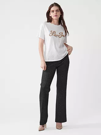 MAC | Pantalon coupe évasée JOANA | schwarz